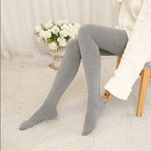 Warm cotton blend tights